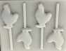 621 Rooster Chicken Chocolate or Hard Candy Lollipop Mold