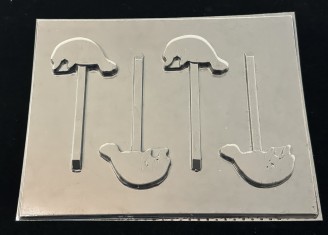 686 Manatee Chocolate or Hard Candy Lollipop Mold