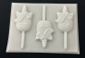 688 Unicorn Face Chocolate or Hard Candy Lollipop Mold