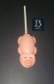 689 Pig Chocolate or Hard Candy Lollipop Mold