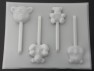 690 Teddy Bear Chocolate or Hard Candy Lollipop Mold
