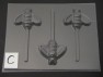 1314 Bee Chocolate Candy Lollipop Mold  FACTORY SECOND