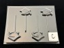 1904 Graduation Cap Chocolate Candy Lollipop Mold  FACTORY SECOND