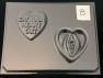 x157 Vagina "Eat Your Heart Out" Chocolate Candy Pour Box Mold  FACTORY SECOND