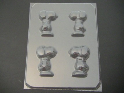 104sp Pudgy Beagle Dog 3D Chocolate or Hard Candy Mold 104sp Pudgy Beagle Dog 3D Chocolate or Hard Candy Mold