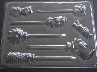 108sp Simpleton Family Chocolate Candy Mold