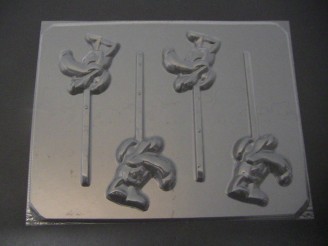 110sp Silly Dog Face Chocolate or Hard Candy Lollipop Mold