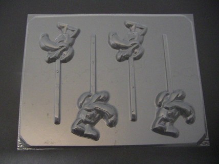110sp Silly Dog Face Chocolate or Hard Candy Lollipop Mold 110sp Silly Dog Face Chocolate or Hard Candy Lollipop Mold