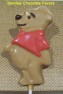 138sp Honey Bear Chocolate or Hard Candy Lollipop Mold 