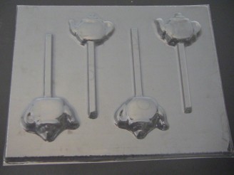 1506 Teapot Chocolate or Hard Candy Lollipop Mold