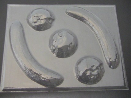 1515 Banana Split Ice Cream Chocolate Candy Mold