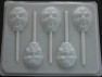 2400 Dracula Werewolf Face Chocolate or Hard Candy Lollipop Mold