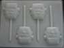 2401 Frankenstein Face Chocolate or Hard Candy Lollipop Mold