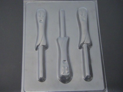 2407 Ghost Pretzel Chocolate Candy Mold