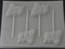 2409 Ghost on Boo Chocolate or Hard Candy Lollipop Mold