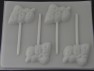 2409 Ghost on Boo Chocolate or Hard Candy Lollipop Mold