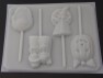 2417 Halloween Thanksgiving Set Chocolate or Hard Candy Lollipop Mold 2417 Halloween Thanksgiving Set Chocolate or Hard Candy Lollipop Mold