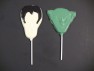 2425 Dracula Ghoul Face Chocolate or Hard Candy Lollipop Mold