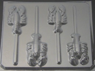 1703 Lobster Chocolate Candy Lollipop Mold