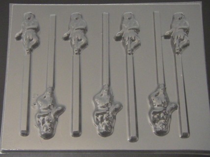 1720 Hawaiian Hula Dancer Girl Chocolate Candy Lollipop Mold