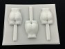 267x Butt with Lacey Panties Chocolate or Hard Candy Lollipop Mold