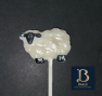 657 Sheep Chocolate or Hard Candy Lollipop Mold