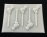 687 Flamingo Chocolate or Hard Candy Lollipop Mold