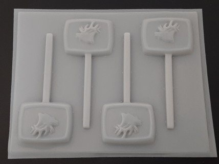 669hc Elk Bar Hard Candy Mold  FACTORY SECOND