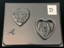 x157 Vagina "Eat Your Heart Out" Chocolate Candy Pour Box Mold  FACTORY SECOND