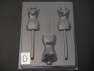 253x Mannequin Torso Chocolate Candy Lollipop Mold FACTORY SECOND