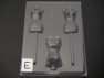 253x Mannequin Torso Chocolate Candy Lollipop Mold FACTORY SECOND