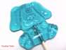 122sp Blue Dog Chocolate or Hard Candy Lollipop Mold 122sp Blue Dog Chocolate or Hard Candy Lollipop Mold