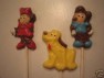 123sp Famous Male Female Mouse Dog Chocolate or Hard Candy Lollipop Mold