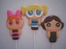 135sp Little Powerful Girls Chocolate or Hard Candy Lollipop Mold 135sp Little Powerful Girls Chocolate or Hard Candy Lollipop Mold