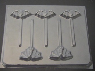 2424 Bat Chocolate or Hard Candy Lollipop Mold