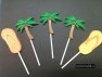 1716 Flip Flop and Palm Trees Chocolate Candy Lollipop Mold 1716 Flip Flop and Palm Trees Chocolate Candy Lollipop Mold