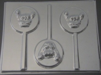 1719 Shaka Sign Chocolate Candy Lollipop Mold